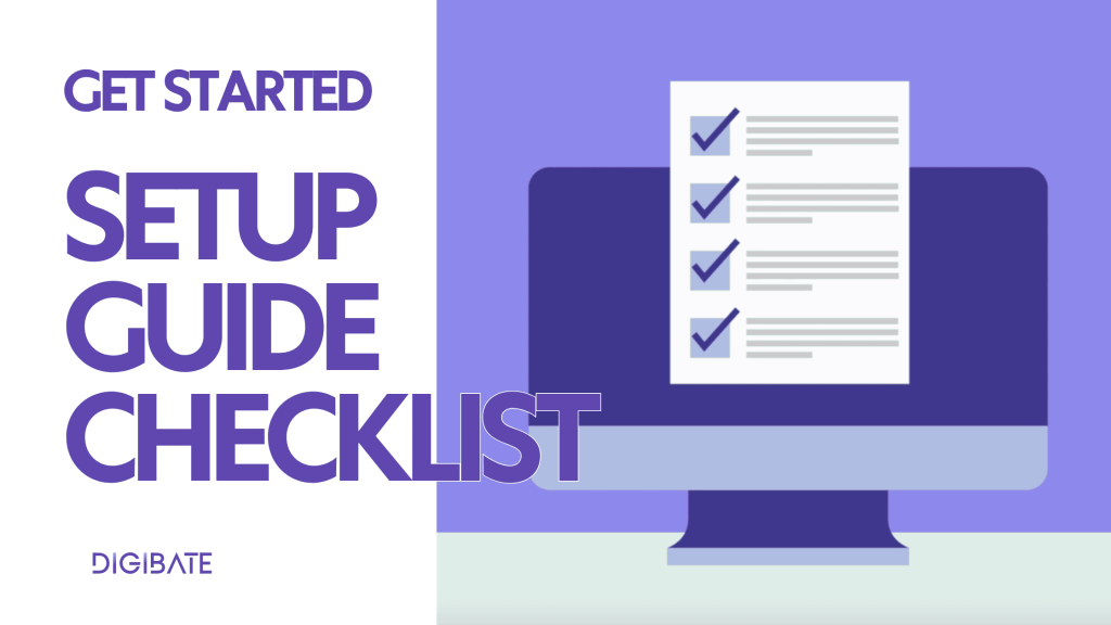 Quick Setup Checklist
