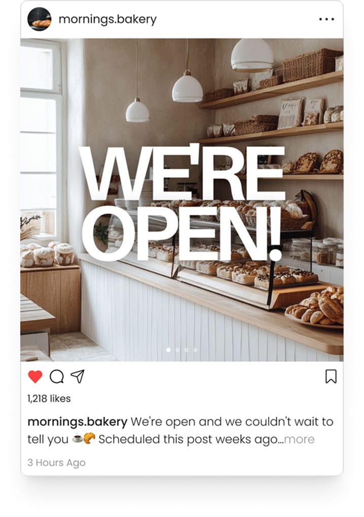 morning bakery